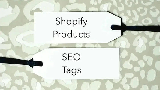 Shopify Live Product Tag SEO App by Clyde Built Tech - two white tags