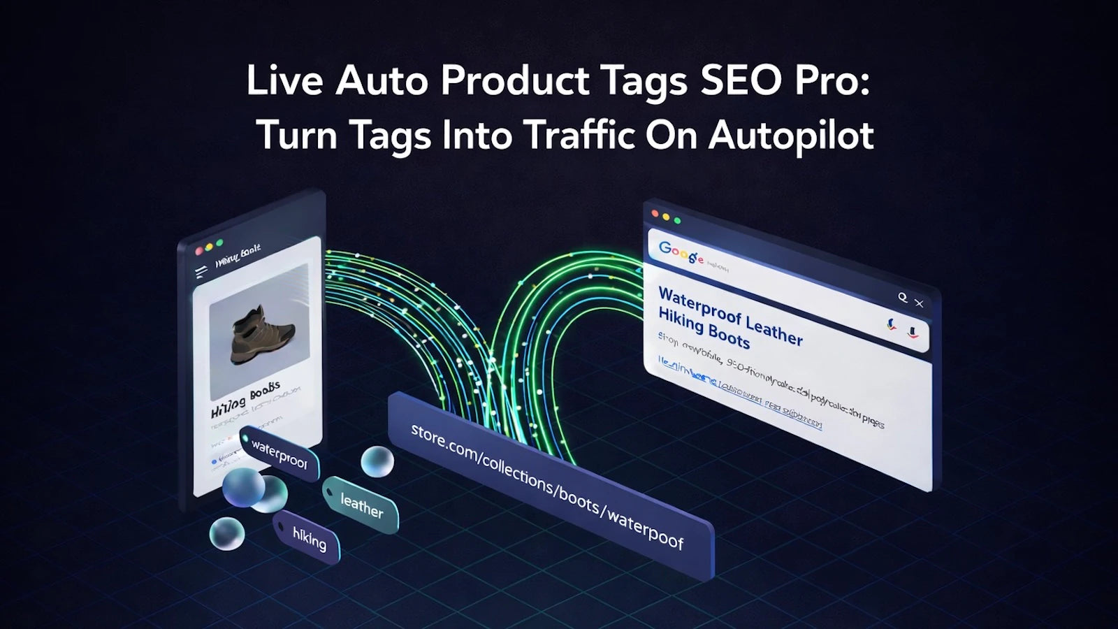 Shopify Live Product Tag SEO App by Clyde Built Tech